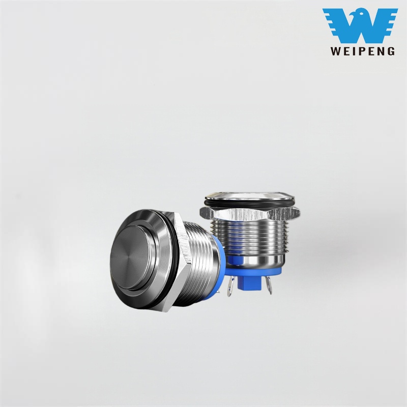 16/19 mm maskinstart metal trykknapkontakt