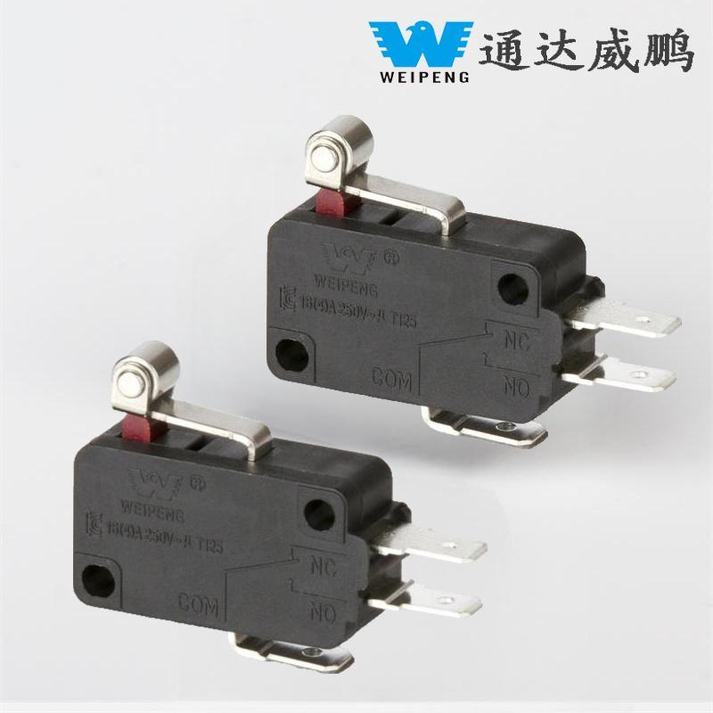 Hvad bruges en 16 amp mikroswitch til?