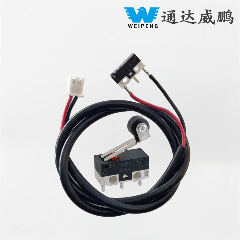 Holdbar mikroswitch med Press-Fit og lodde tapper