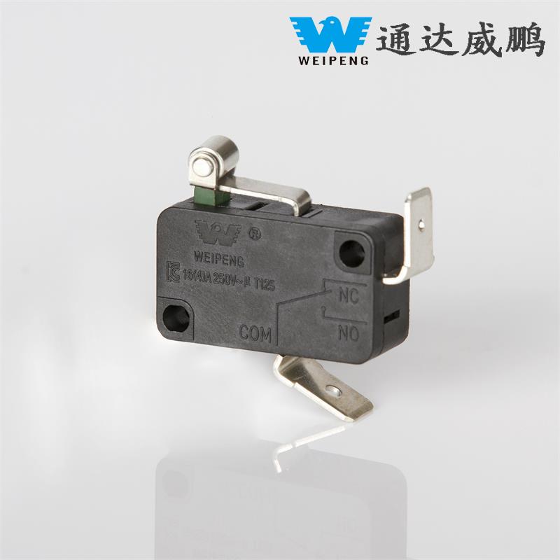 Direkte fabrikssalg 16A Micro Switch Kort Håndtag Roller Travel Micro Switch