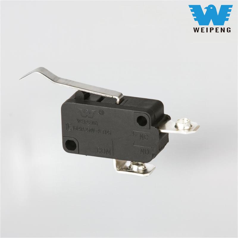 Højstrøms to-terminal mikrokontakt til husholdningsapparater