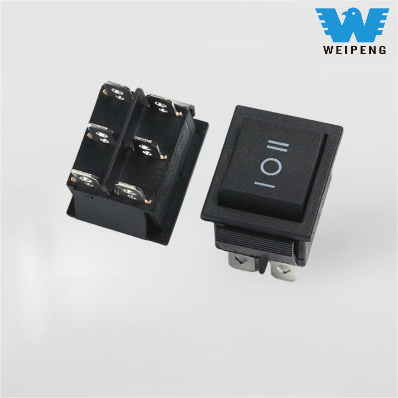 KCD4 Sort Vippekontakt 31*25mm 16A 250V