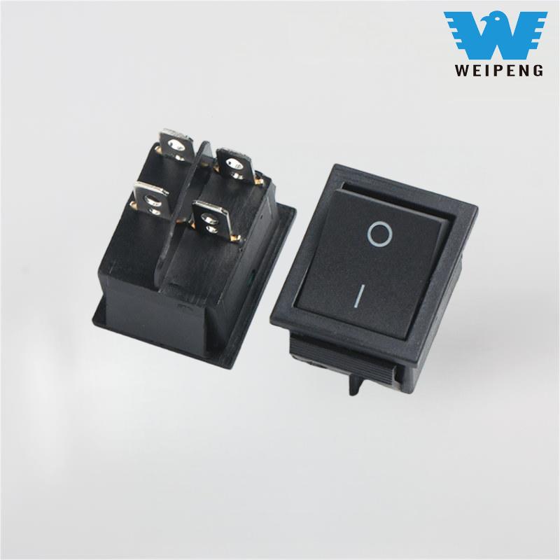 Kcd4 båd-type vippekontakt 2-position fire-terminal