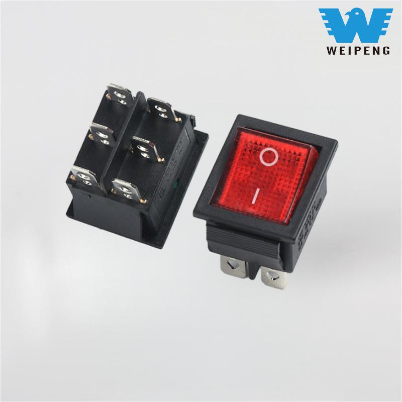 Kcd4 Vanddispenser-vippekontakt 2-position 6-pin