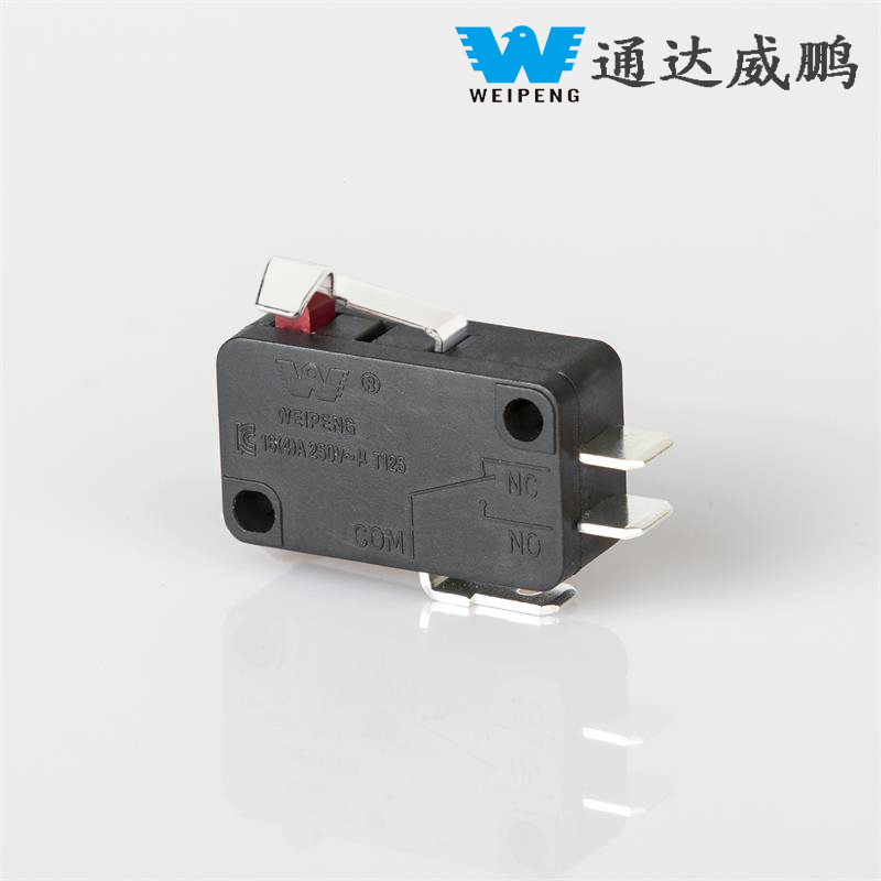 Kw7 Large Current Three-Pin Kort Håndtag Husholdningsapparat Micro Switch
