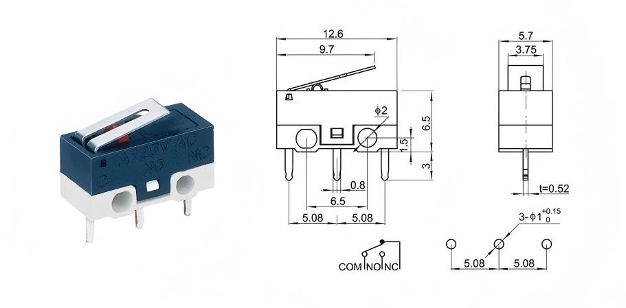 Smart dørlås musekontakt