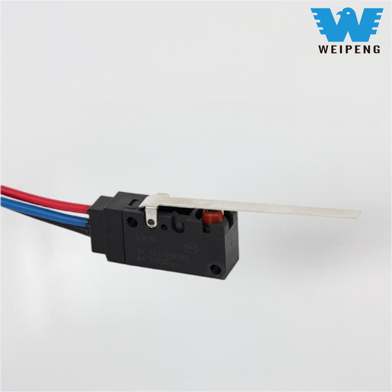 Weipeng 5A/10A Long-Handle Wired IP67 Vandtæt Micro Switch
