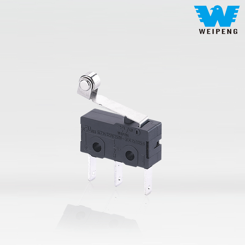 Weipeng 5A 125V 250V højtemperaturbestandig 3-pin industriudstyr mikroswitch